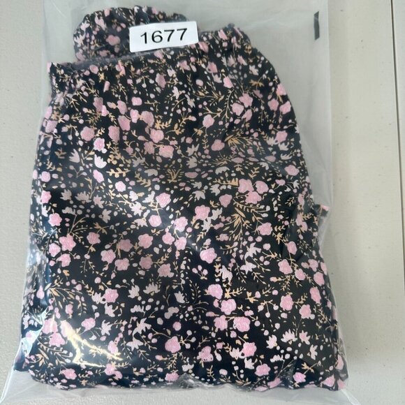 J Crew Puff Sleeve Drapey Crepe Top Small Fall Garden Floral - Picture 2 of 11